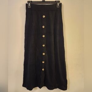 Ribbed Maxi Skirt